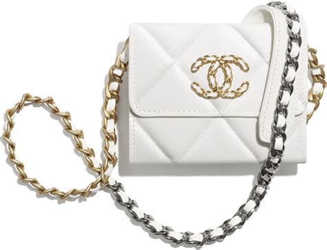 chanel 19 flap coin purse with chain|Chanel 2021 19 Flap Coin Purse w/ Chain .